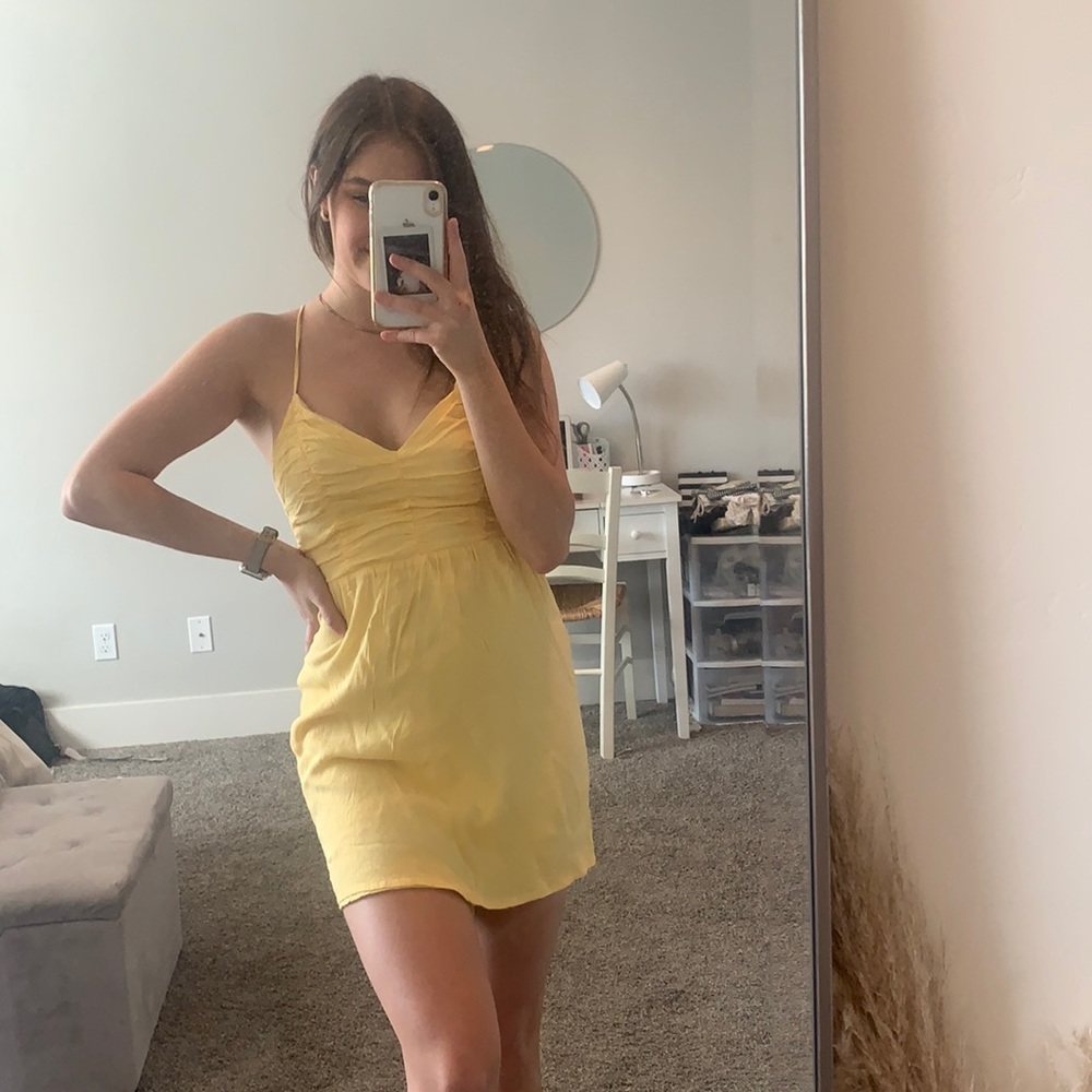 Light yellow Forever21 dress